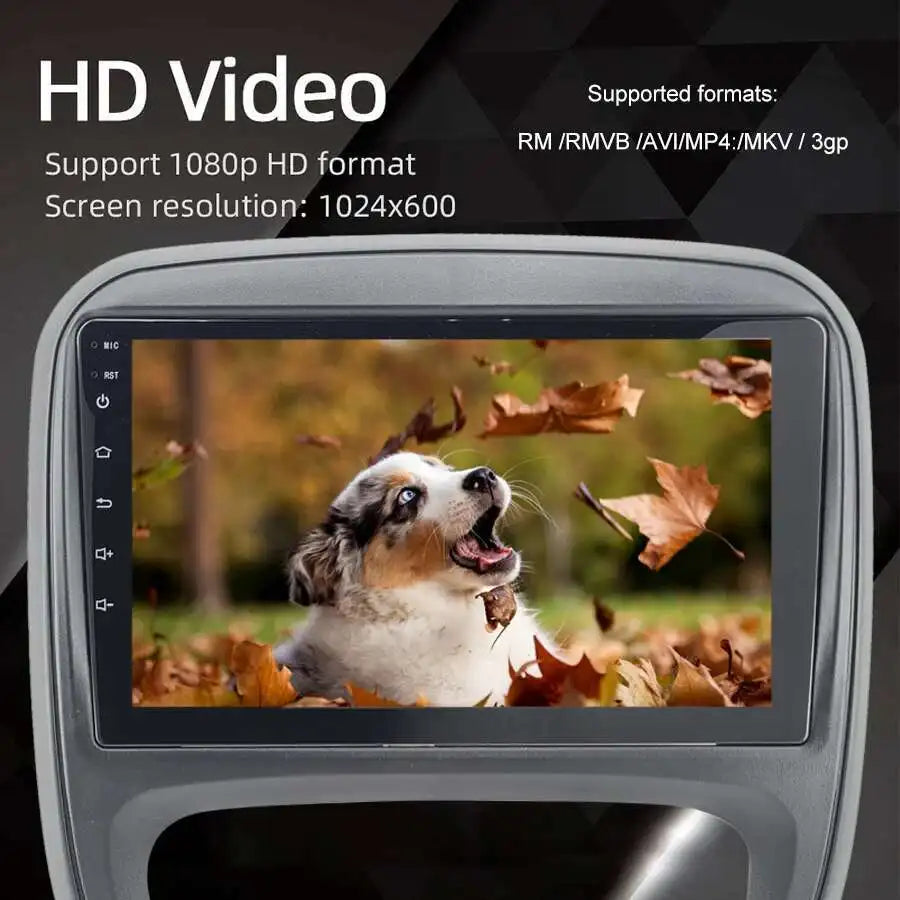 Car Radio Navigation GPS BT Multimedia For Opel Vivaro Android 14 2018 Renault Trafic III