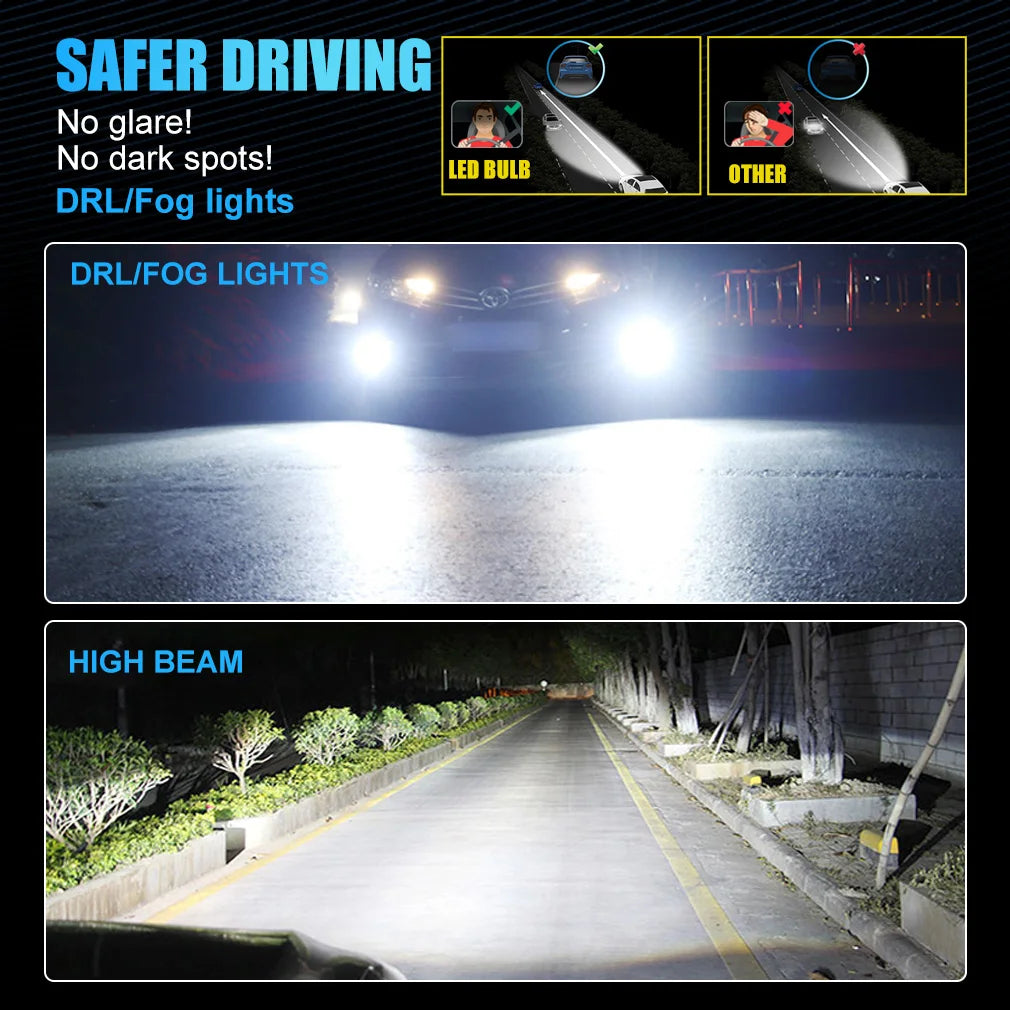 XSTORM 30000LM H15 LED Lights For VW Golf 6 MK3 H15 LED Headlight Bulbs High Low Beam Driv