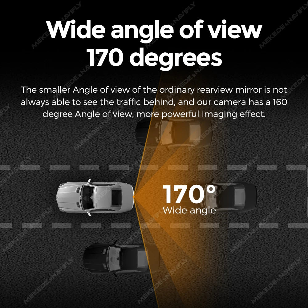Car Universal Rear AHD 1080P Camera View 170° Visual Angle Car Reverse Camera Cable Camera