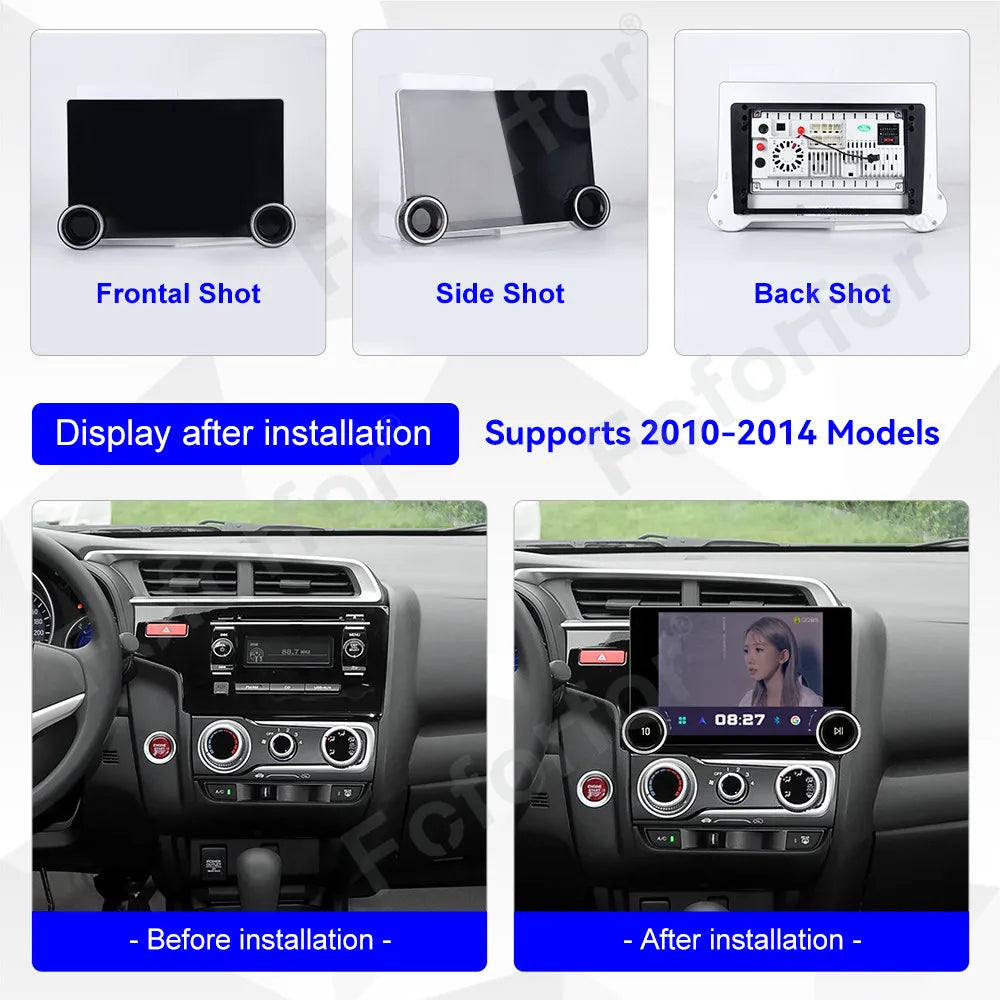Android 15 Smart Car Stereo 11.5 Inch HD Touch Screen Wireless CarPlay GPS Multimedia Navi