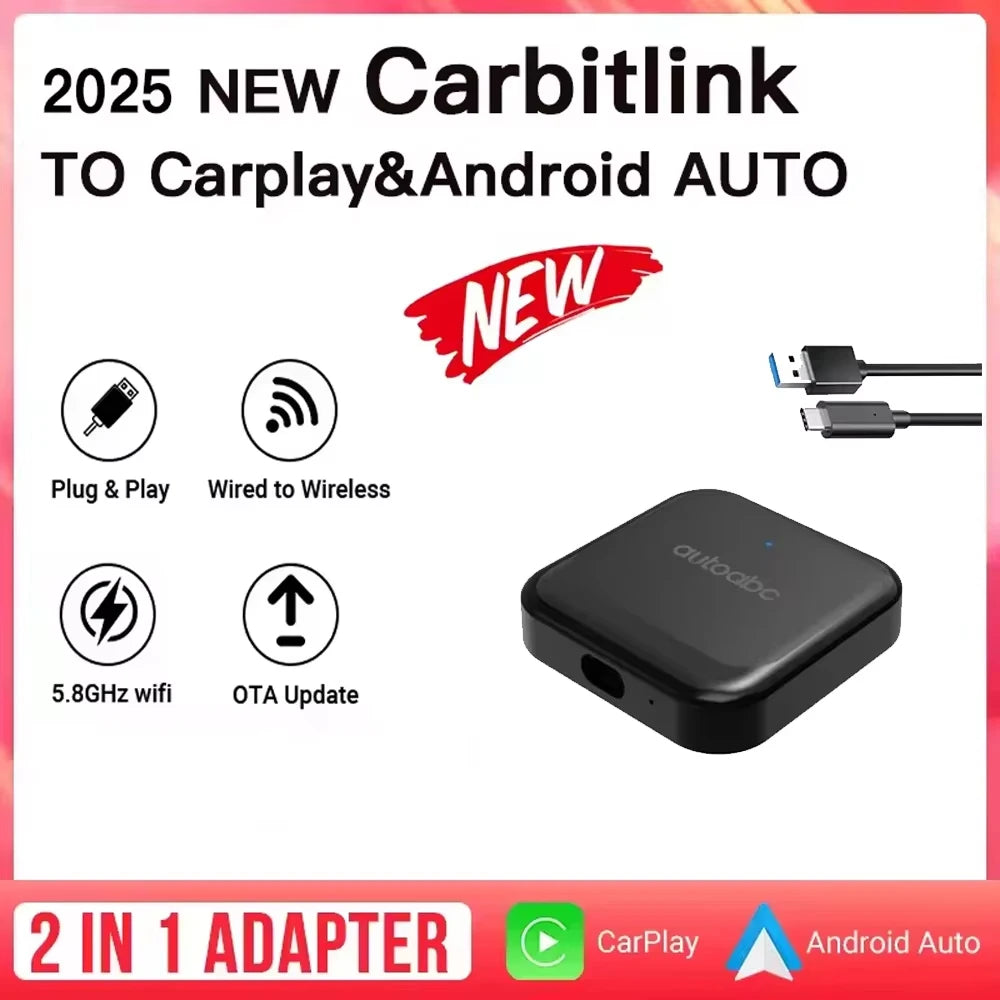 Wired Carbitlink Smartlink Phonelink to Wireless CarPlay Android Auto JAC S2mini Lafite ve | AUTOKITSHOP