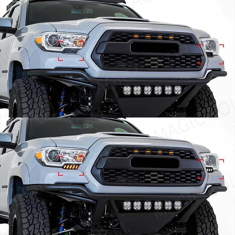For Toyota Tacoma 2016 2017 2018 2019 2020 2021 2022 2023 LED Daytime Running Light White  | AUTOKITSHOP