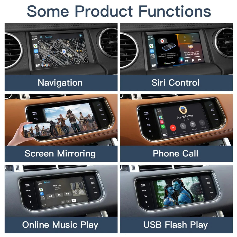 Wireless Carplay Android Auto Modular For Land Rover Jaguar Bosch Discovery4 Evoque Freela