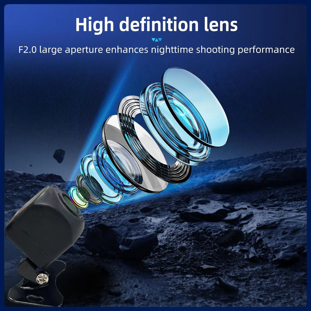 OUKELC Reverse Image HD Video 720P Car Rear View Camera Universal 170 Degree Night Vision