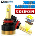 7900W H7 H4 H11 Led Headlight 7535 CSP Canbus H1 H8 9005 HB3 9006 HB4 9012 HIR2 Turbo 8400