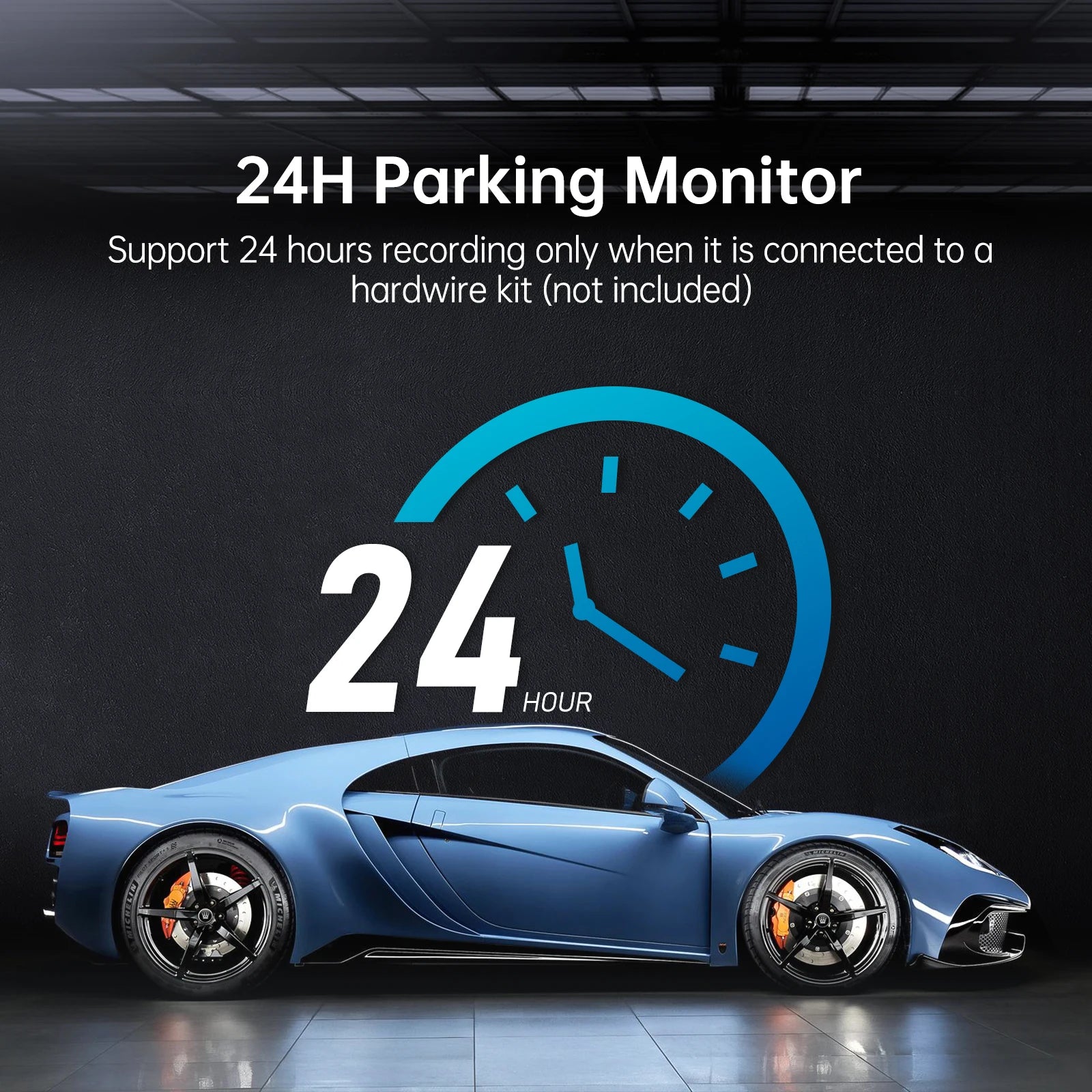 AZDOME M330 Car DVR 1296P Dash Cam Smart Voice Control WiFi Free APP G-sensor Emergency Record Parking Monitor Loop Recording