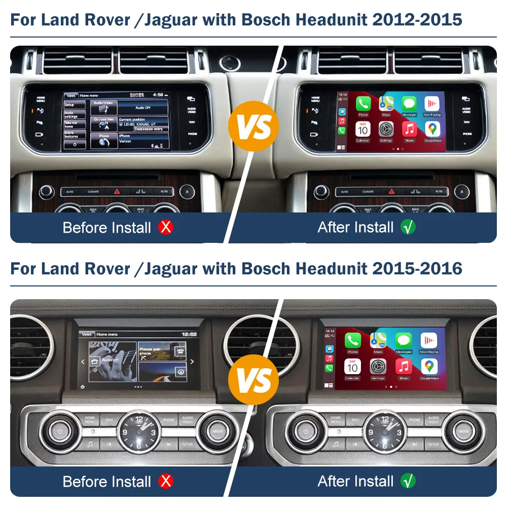 Wireless Carplay For Land Rover/Jaguar/Range Rover/Evoque/Discovery 2012-2016 Android Auto | AUTOKITSHOP