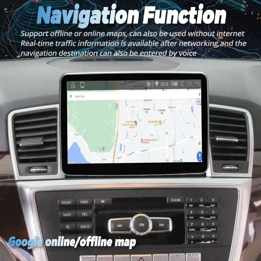 8.4Inch Screen Android 15 For Benz GLE GLS W167 2015 - 2018 Car Multimedia Video Player GP | AUTOKITSHOP