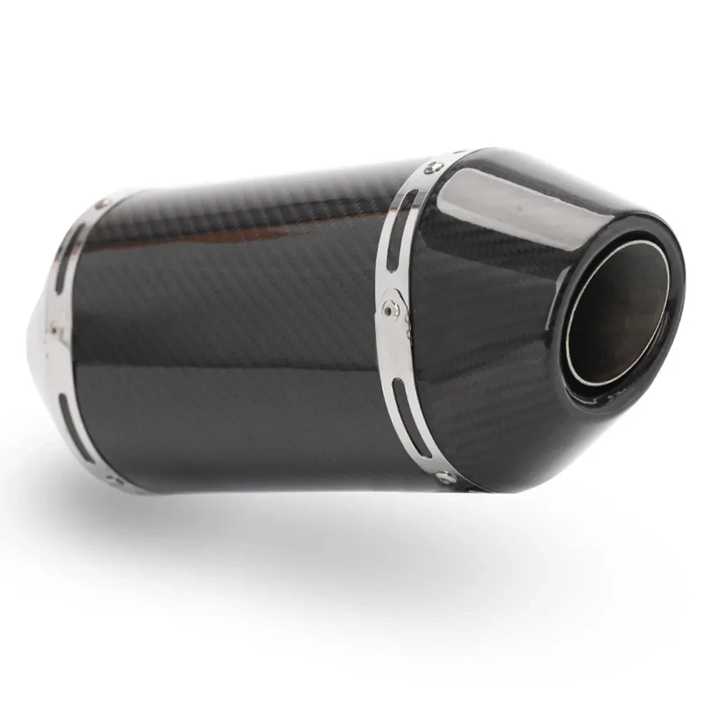 51mm Motorcycle Exhaust M4 Modified Muffler Carbon Fiber Escape Moto Pipe 300CC  for Honda Z1000 Z900 MT09 - Automotive