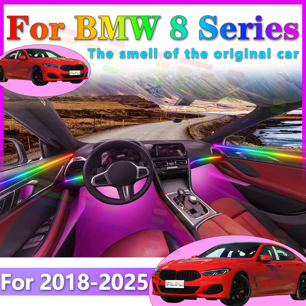 RGB - Ambient Light - for BMW G15 G16 G14 2018-2025 - App Control - Car Interior Lighting | AUTOKITSHOP