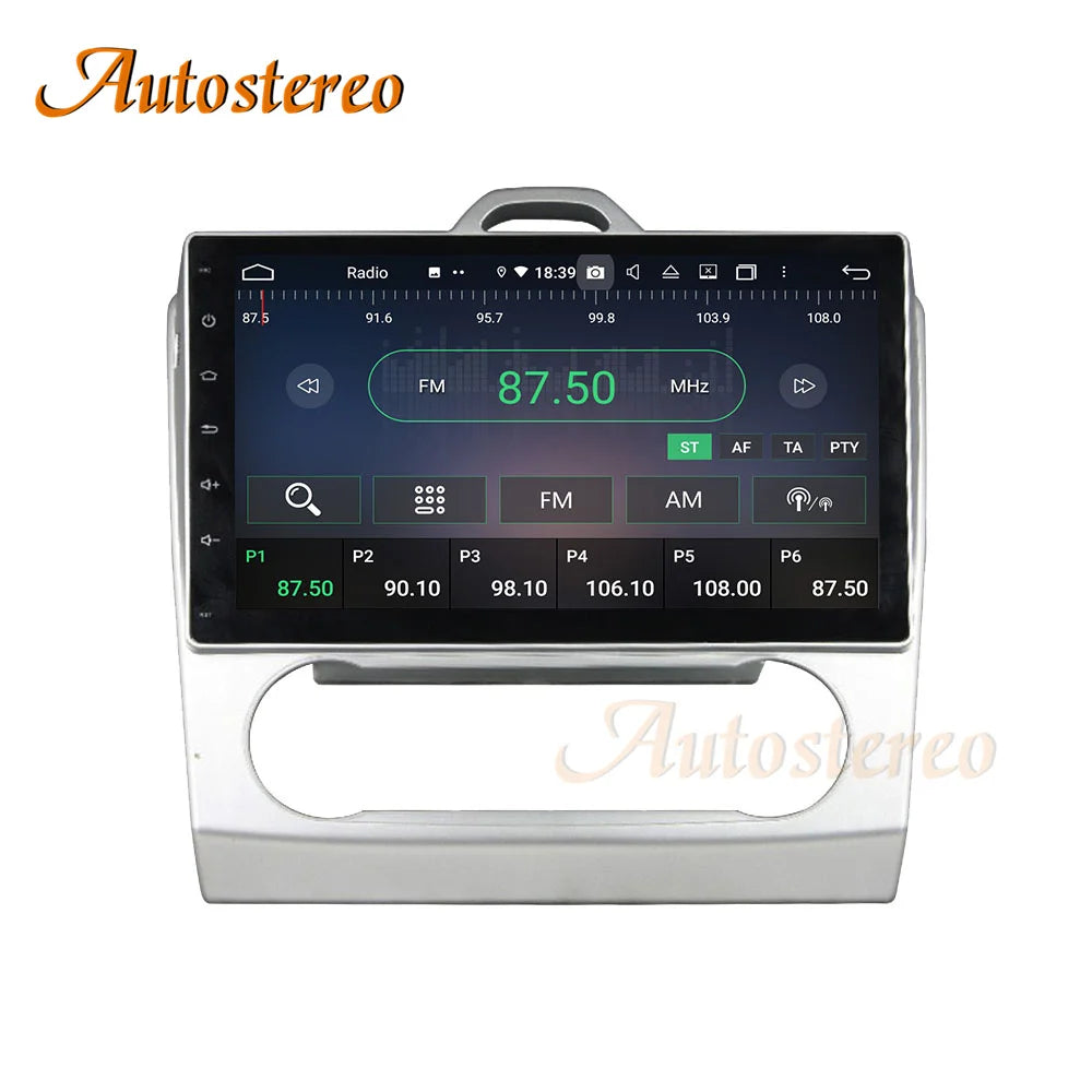 Android 14 Car GPS Player For Ford Focus 2007-2011 Carplay Navigation Multimedia Auto Radi