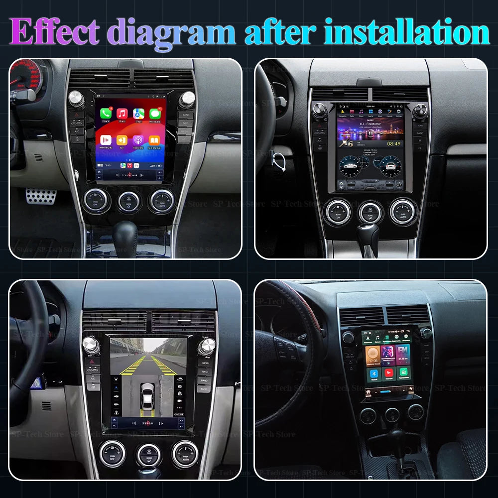 9.7" Android 16 For Mazda 6 2004 2005 2006 2007 2008 2009 2010 2012 2013 2014 2015 Car Rad | AUTOKITSHOP
