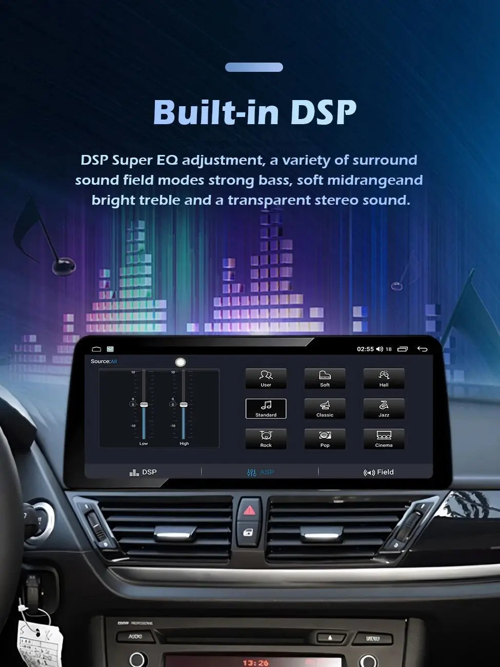 Right hand drive For BMW X5 E70 X6 E71 2008 - 2013 CCC CIC System Wireless Carplay Android