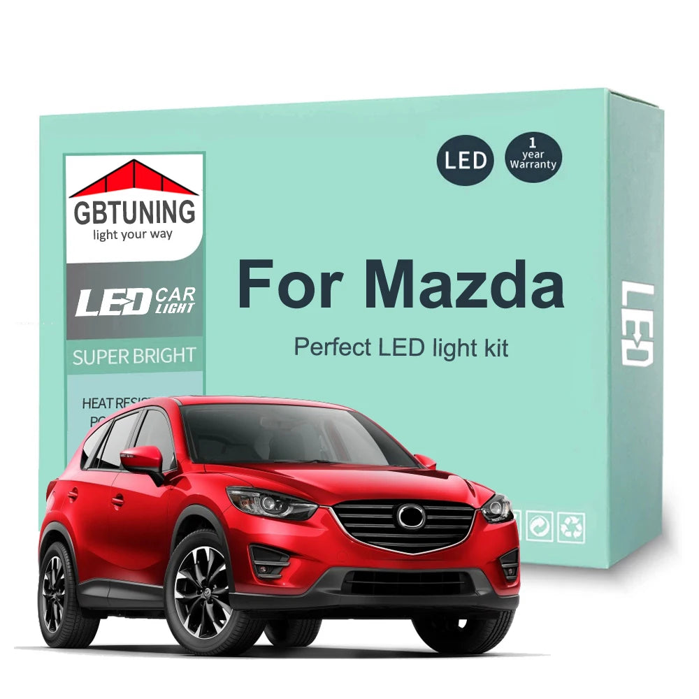LED Interior Light Kit for Mazda 2 3 5 6 CX-3 CX-5 CX-7 CX-8 CX-9 CX3 CX5 CX7 CX8 CX9 Canbus Indoor Lamp Car Accessor...