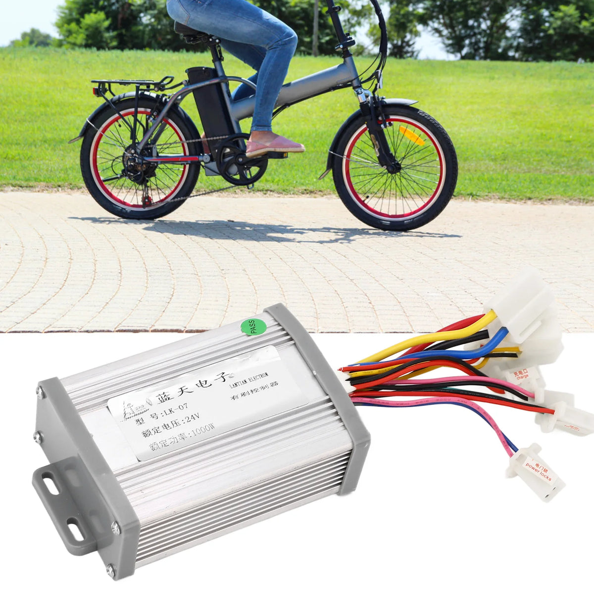 Electric Motor Controller Electric Speed Controller 24V 1000W Brushed Electric Conversion Part f - Automotive LED Light