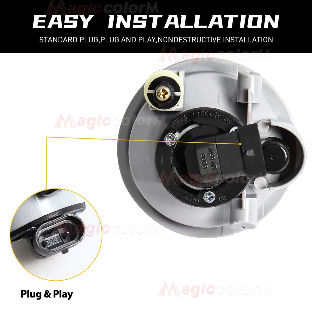 For Toyota Echo Vela 2002 2003 2004 2005 Car Fog Lamps Halogen Front Bumper Daylights DRL  | AUTOKITSHOP
