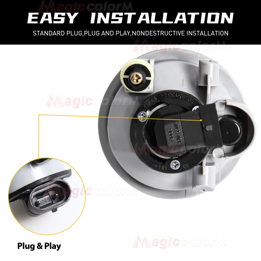 For Toyota Echo Vela 2002 2003 2004 2005 Car Fog Lamps Halogen Front Bumper Daylights DRL  | AUTOKITSHOP