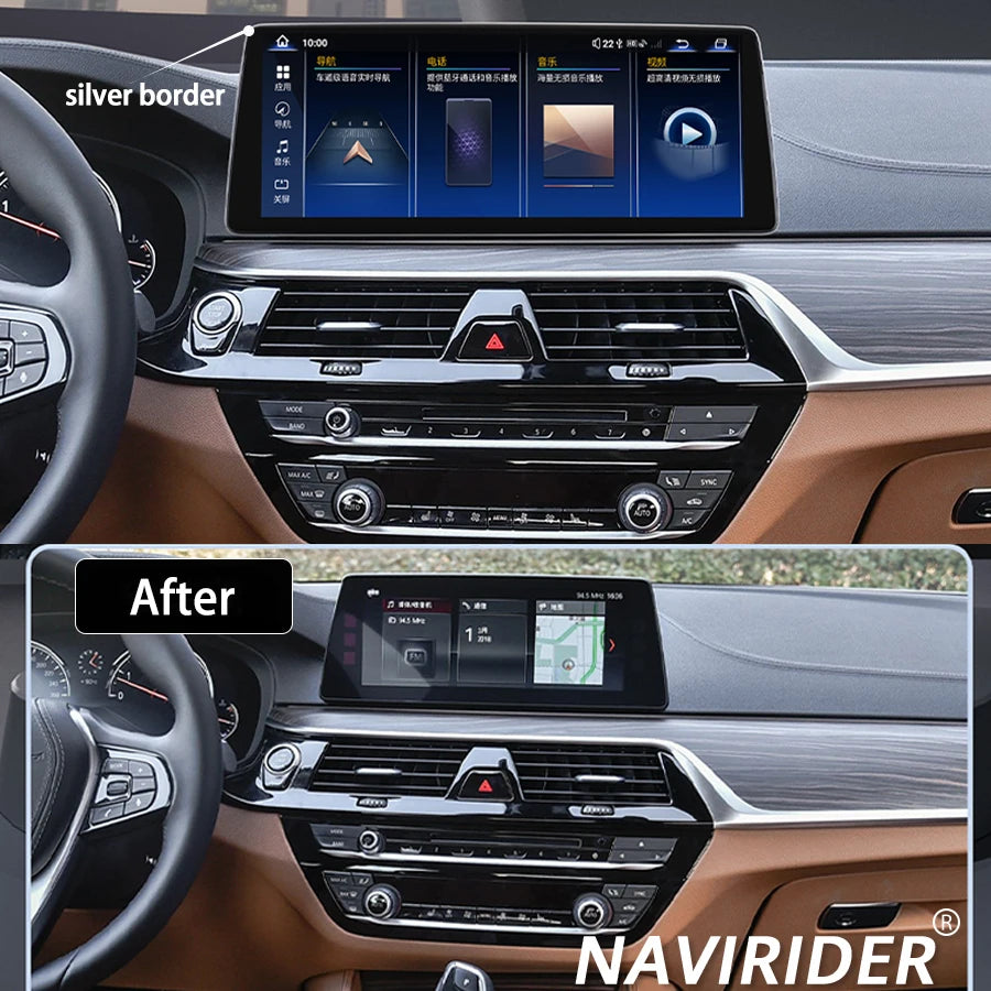 AHD Carplay DSP Car Multimedia Video Player HU For BMW 5 G30 G38 2018-2022 Car Radio 668S