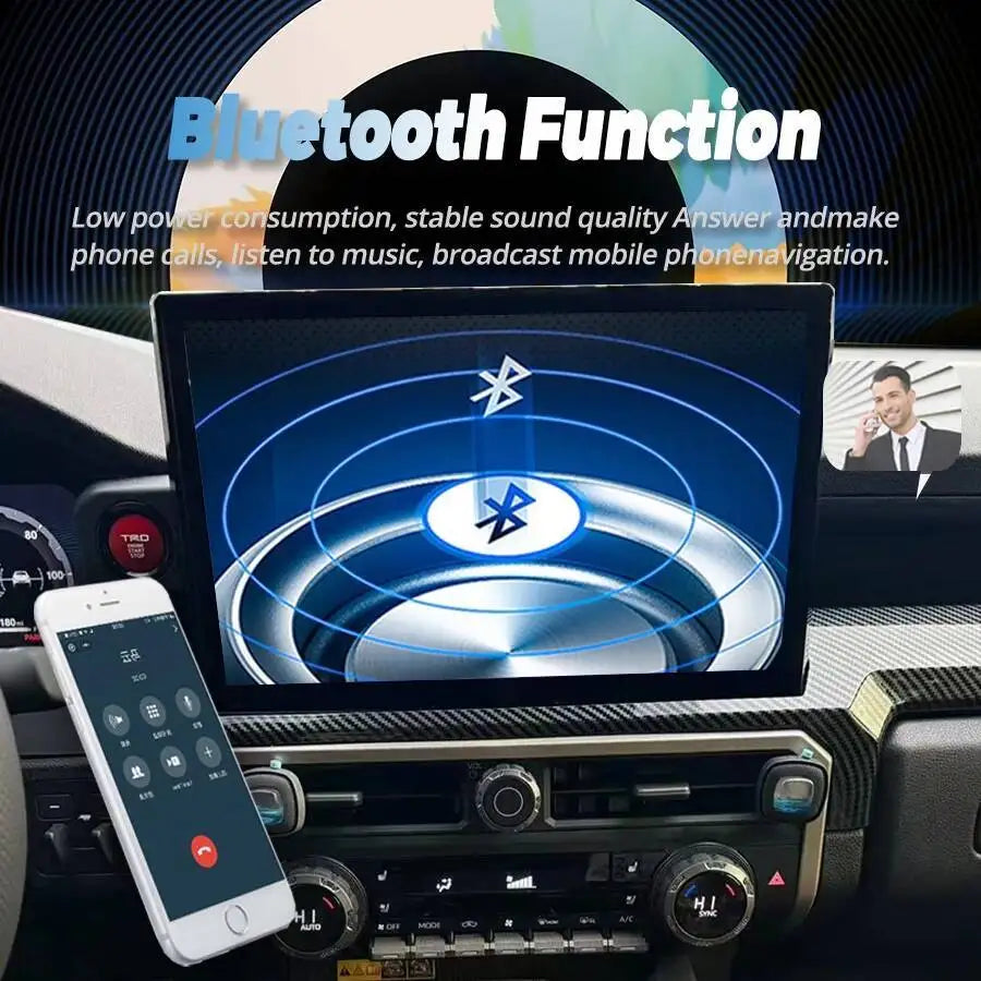 For TOYOTA TACOMA 2024 To Present Car Radio Multimedia Video Player Carplay Navigation GPS | AUTOKITSHOP
