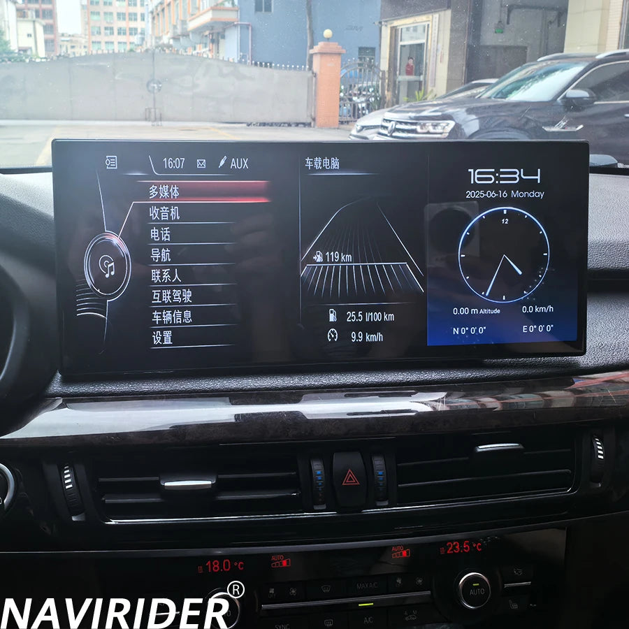 15.8inch Auto Android 15 For BMW X5 2007-2017 CCC CIC NBT Car Radio Video Player Multimedi | AUTOKITSHOP