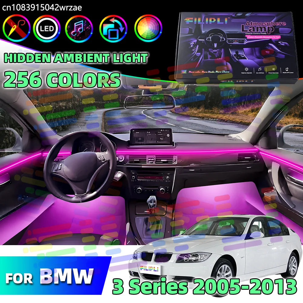RGB - Ambient Light - for BMW E90 E92 E91 - Car Interior Lighting | AUTOKITSHOP
