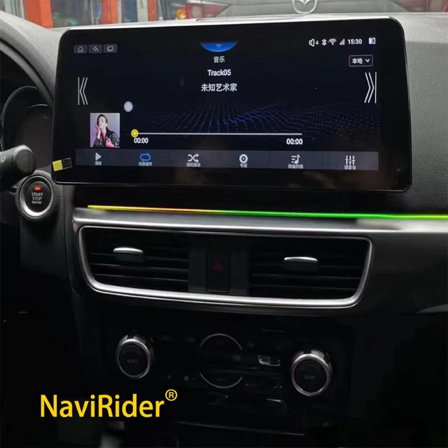 12.3"Android 14 Car Multimedia Vedio Player For Mazda CX5 Auto radio Intelligent System Bl