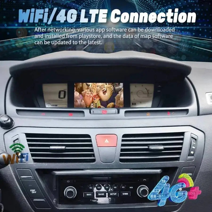 S Android 15 Car Radio For Citroen C4 Picasso 2006-2013 GPS Auto Carplay 2 din Autoradio M | AUTOKITSHOP