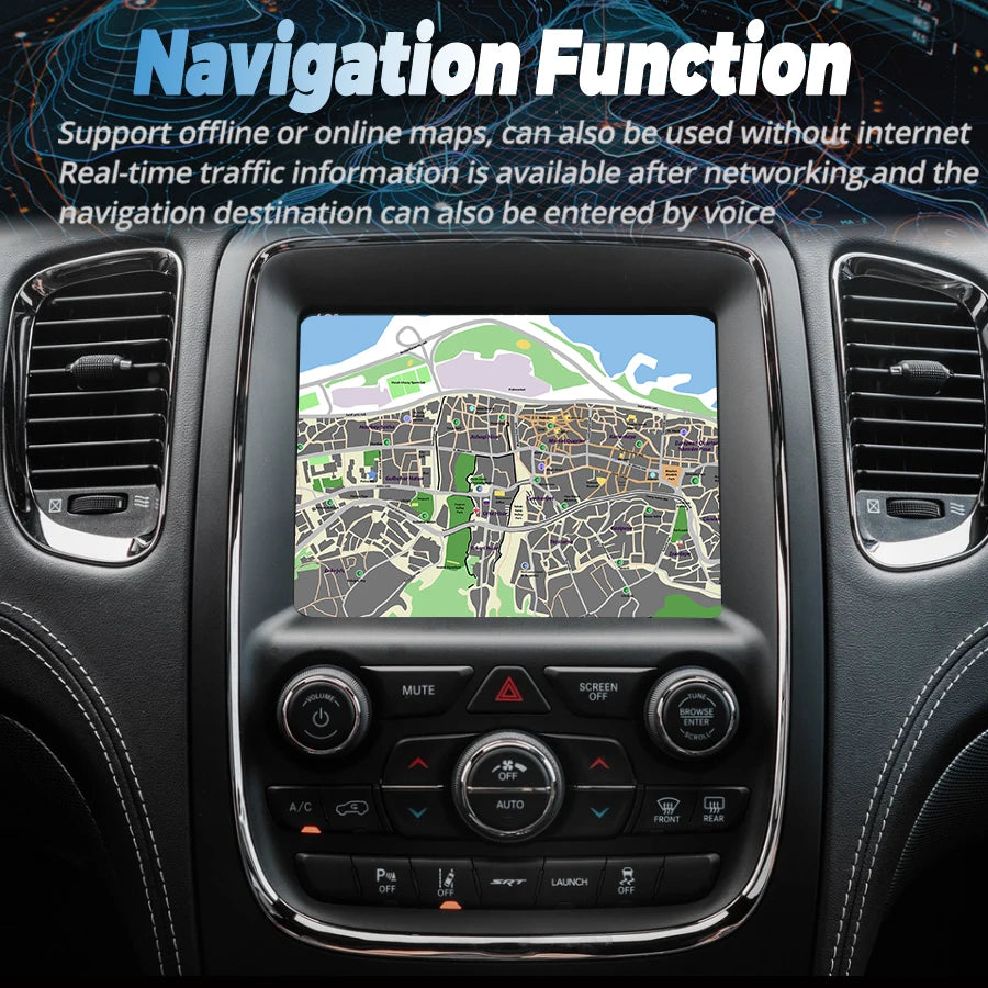 256GB 2 Din Android 15 Car Stereo Radio For For DODGE CHALLENGER Multimedia Video Player G