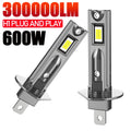 H1 Led Lights for Car 300000LM Super Bright Spotlight CANBUS LED Headlights 6000K 1:1 Mini