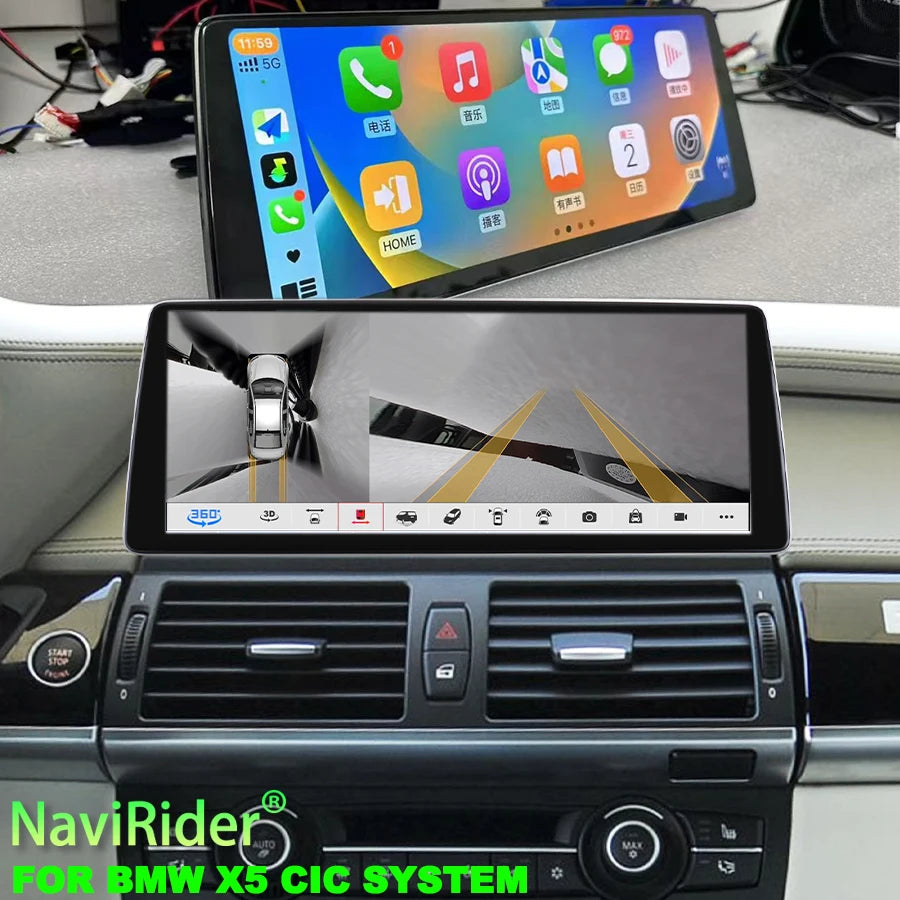 12.8" Android Car Radio For For BMW X5 E70 E71 E72 2010-2013 CIC System Stereo Multimedia