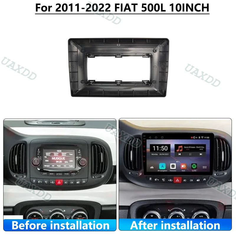 Car Radio Android stereo Harness screens navigation dashboard cable frame canbus For 2011