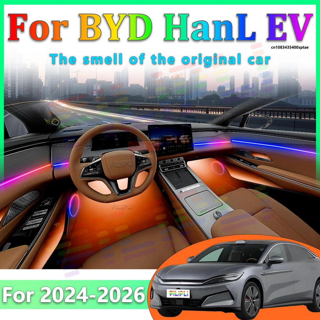 64 Color - Ambient Light - for BYD 2024-2026 - App Control - Car Interior Lighting | AUTOKITSHOP