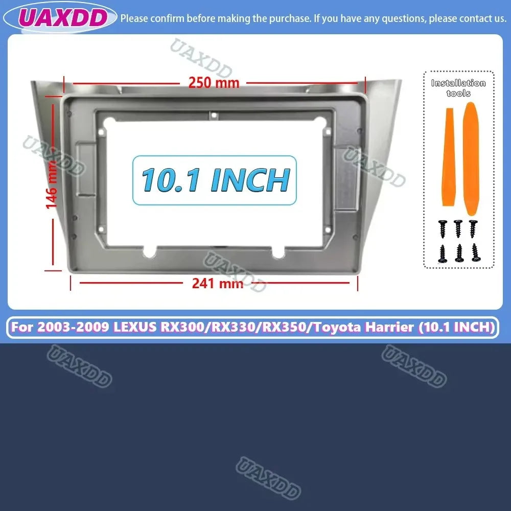 Car Frame Fascia Adapter Android Radio Panel Kit For 2003-2009 Lexus RX RX300 RX330 RX350