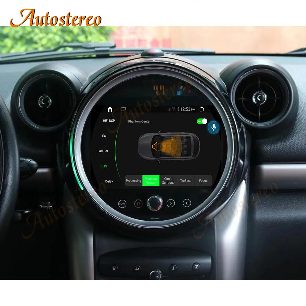 Carplay Colorful Auto Stereo Android 14 For MINI R54 R55 2007-2016 Car Multimedia Player G