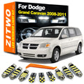ZITWO 14Pcs Canbus Car LED Interior Light Bulb Kit For Dodge Grand Caravan 2008 2009 2010 2011 S - Canbus LED Car Light