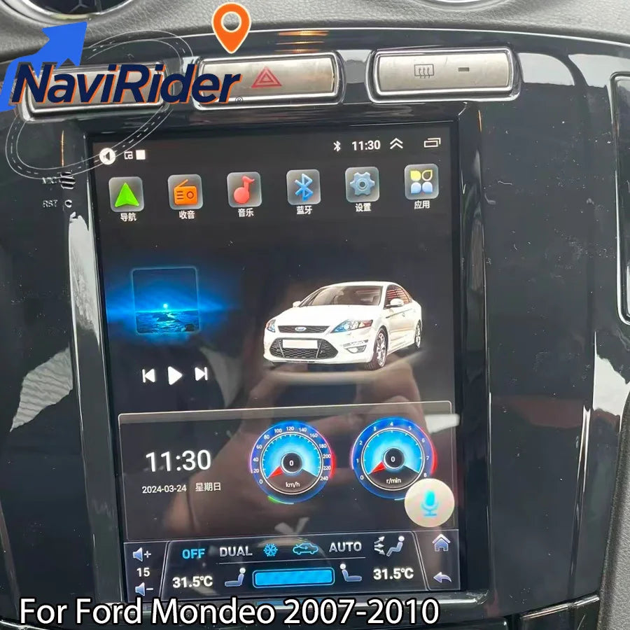 9.7" For Ford Mondeo 2007-2010 Stereo Navigation GPS Android Multimedia Video Player Carpl