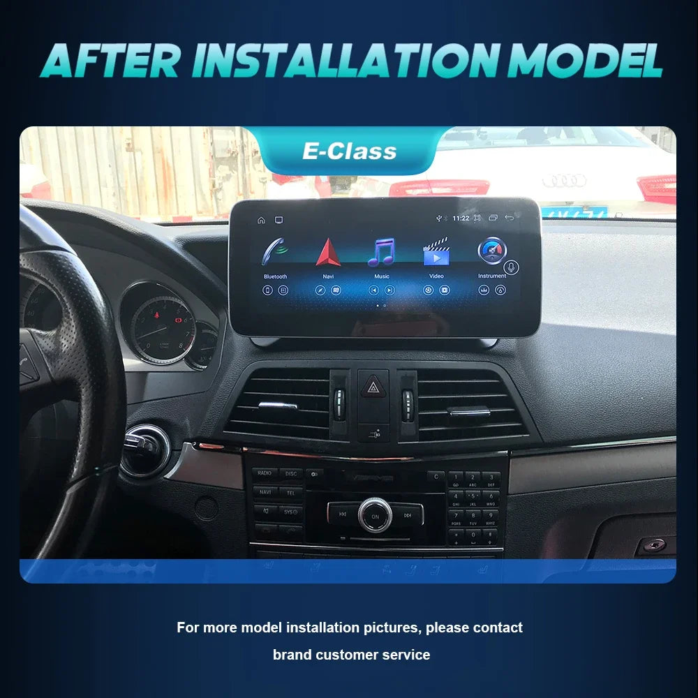 For Mercedes Benz E Class W212 2009-2016 Wireless CarPlay Android Auto Radio Car Multimedi