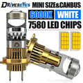 H7 LED Projector Lens H4 H8 H11 9005 HB3 9006 HB4 9012 HIR2 Car Headlight 1:1 Size Plug&Pl