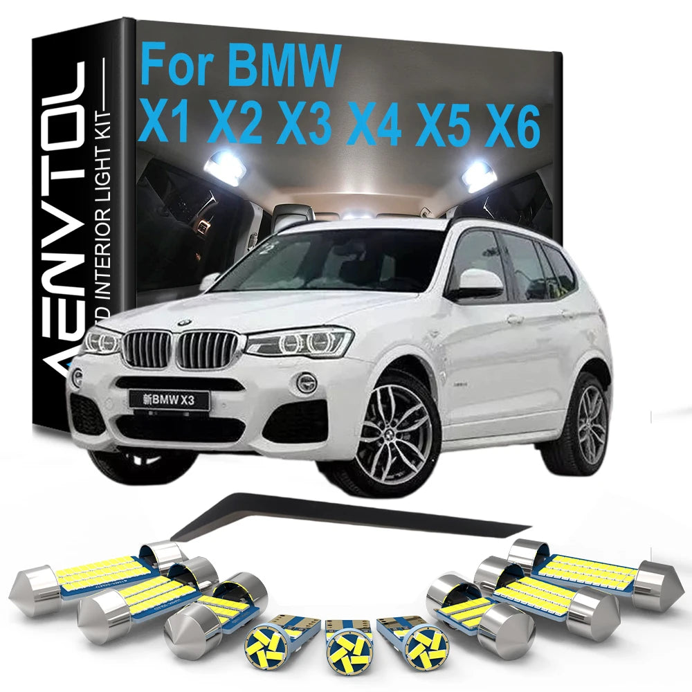 LED Interior Light Kit for BMW E84 F39 E83 - Canbus Error-Free Interior Bulbs