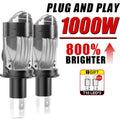 H4 Bi LED Projector Lens LED Car Headlight Bulbs 90000LM 180W CANBUS Turbo Lamps Auto/Moto