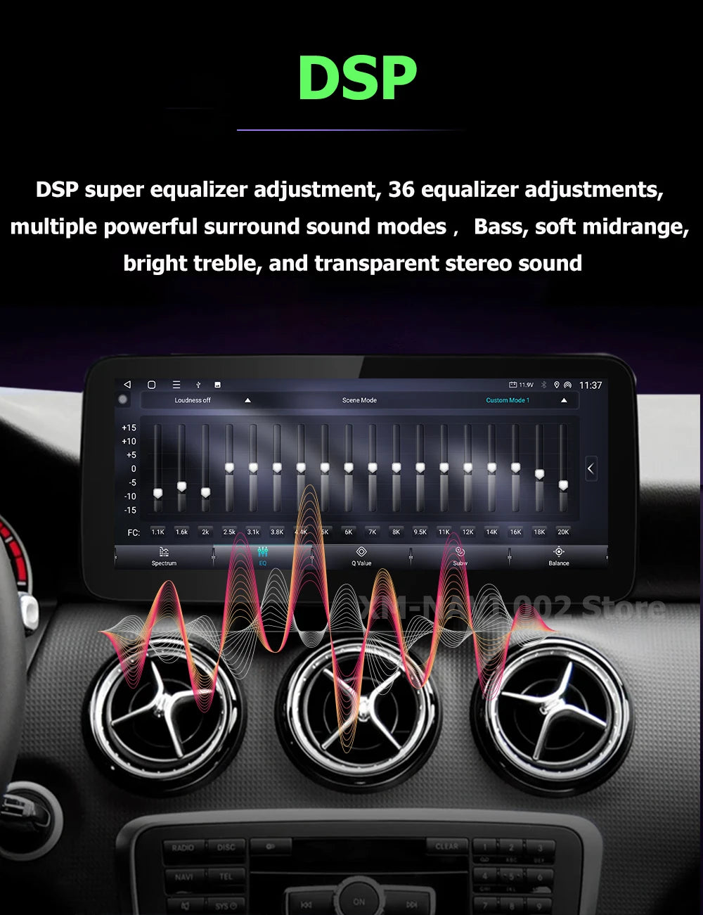 For Mercedes Benz GLK Class X204 2008-2015 Android 16 Auto Carplay Car Multimedia Player G