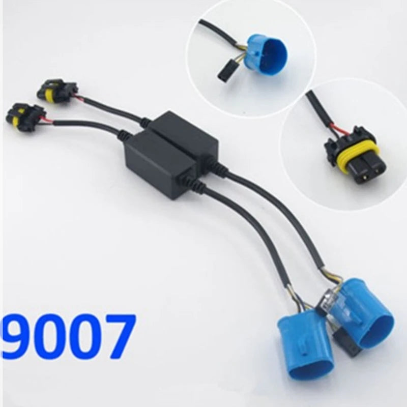 Rockeybright 9004 9007 xenon hid conversion kit relay Harness Controller for 9007 Car Head