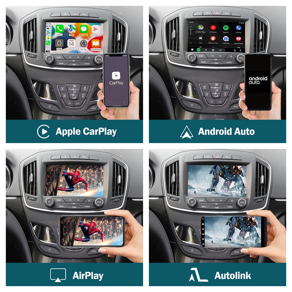 Wireless CarPlay for Buick Regal Opel Insignia 2013-2017 LaCrosse 8' Screen Android Auto M