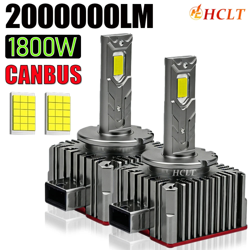 D1S D3S LED Canbus Super Bright Car Lights 6000K Xenon D2S D4S D1R D3R D2R D4R D8S Auto He