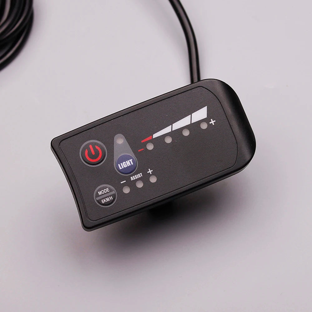 Waterproof Electric Bike Controller 24V‑48V 250W/350W Brushless Controller with LCD Display Pane - Automotive LED Light