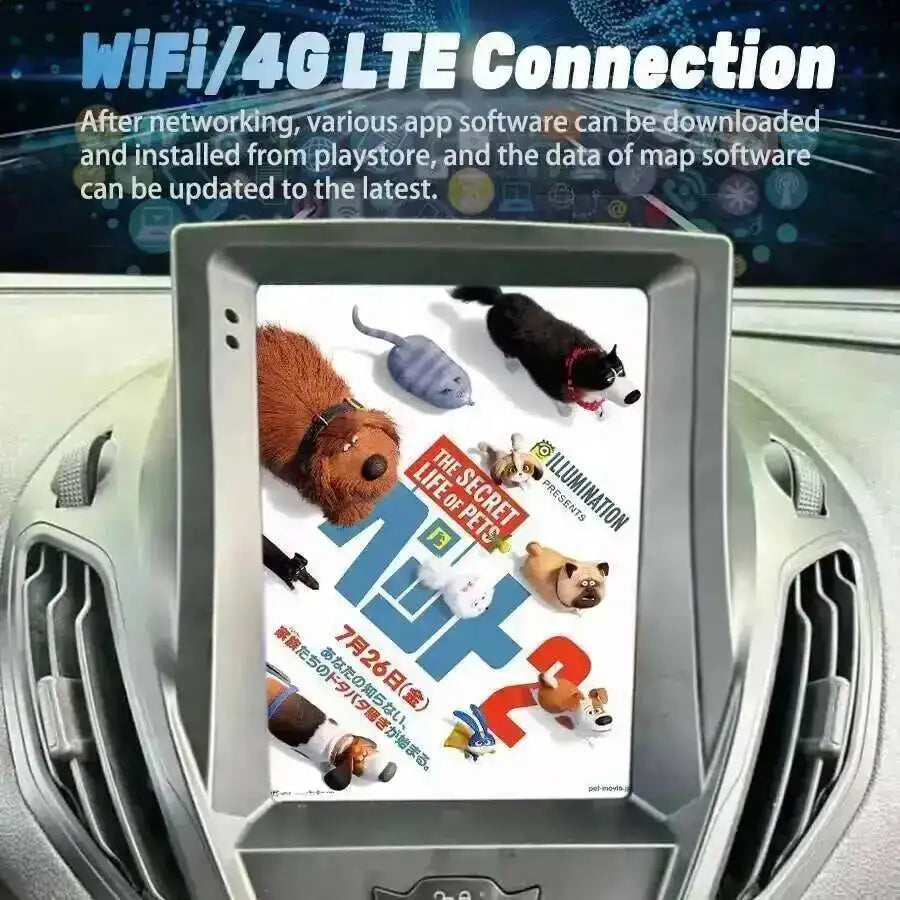 10.4" Android Multimedia Player Stereo Carplay For Ford B-Max Transit Courier Tourneo 2012 | AUTOKITSHOP