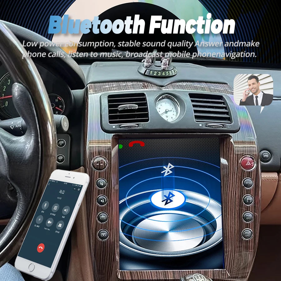 Qled Screen For Maserati Quattroporte 2004 - 2012 Android 13 Car CarPlay Stereo Video Play | AUTOKITSHOP