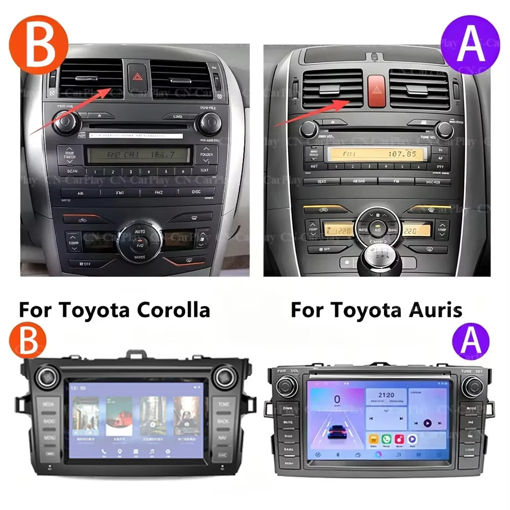 7" Car Radio For Toyota Corolla E140/150 2009 2010-2012 Android 16 Multimedia Video Player | AUTOKITSHOP