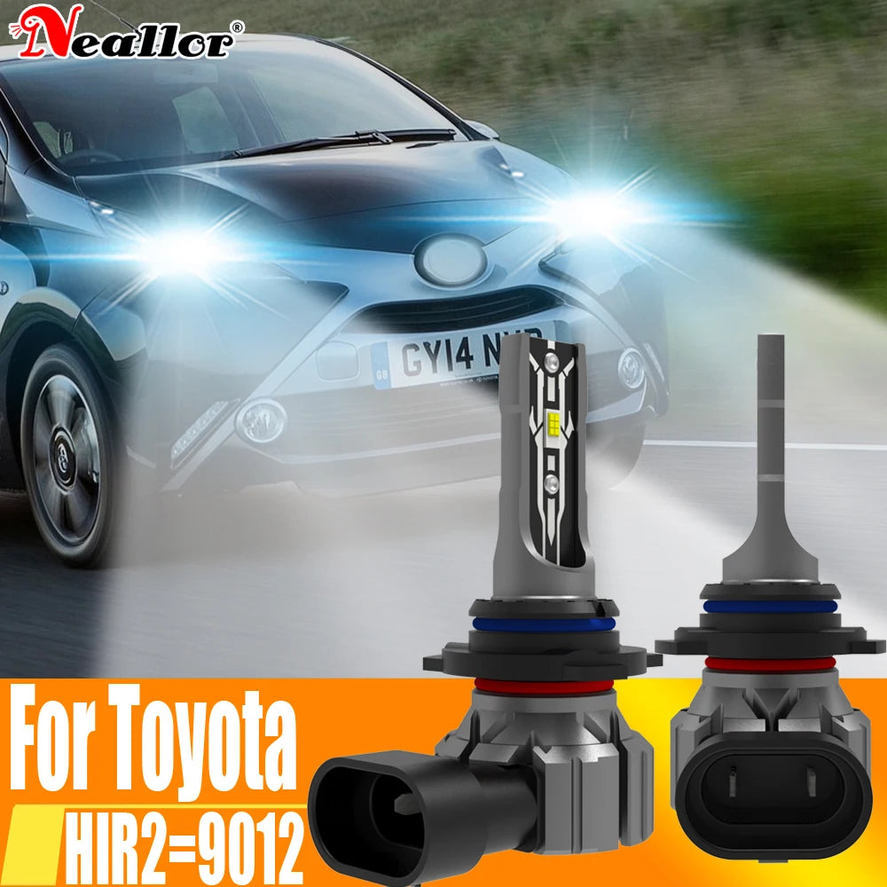 HIR2 Led Headlight Canbus No Error 9012 Car Bulb High Power 6000K White Light Diode Lamp 1