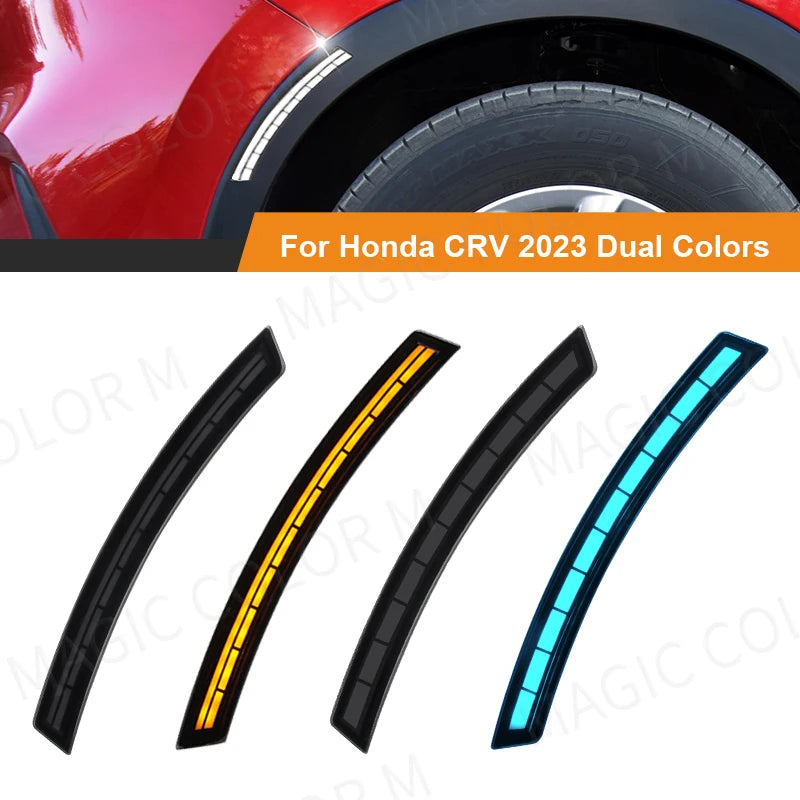 LED Side Marker For Honda CRV CR-V 2023 2024 Car Wheel Arch Eyebrow Light Front Fender Dri | AUTOKITSHOP